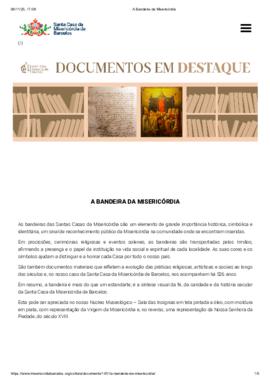 A BANDEIRA DA MISERICÓRDIA