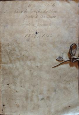 [Livro de eleições da mesa da junta de conselheiros da Santa Casa da Misericórdia de Barcelos 183...