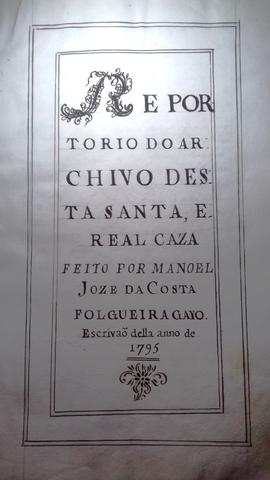 Repertório do Arquivo desta Santa e Real Casa