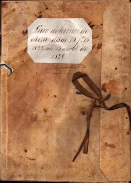 Livro  dos termos da mesa da Santa Casa da Misericórdia de Barcelos